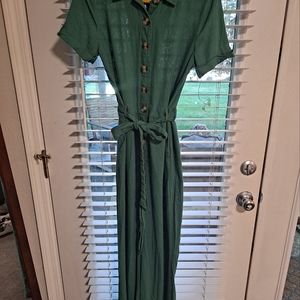 Linen Collared Jumpsuit